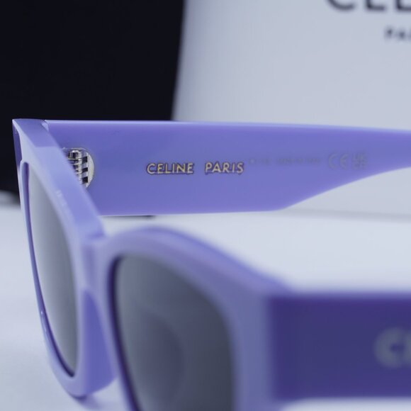 Final Price! Celine CL40197U 78A Shiny Lilac Sunglasses - Picture 9 of 14